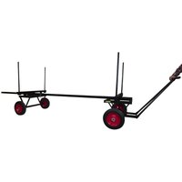 Stubbs Large Load Bogie - T Bar Handle - 355mm Cushion Wheels - 1500kg - 520 x 1220 x 3800mm (H x W x D)