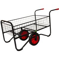 Stubbs Mesh Balanced Trolley - 200kg - Painted - Grip Handle - 300mm Cushion Wheels - 914 x 559 x 1310mm (H x W x L)