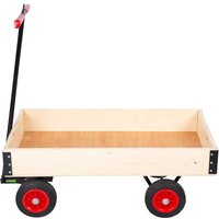 Stubbs Pine Utility Truck - 125mm Deep Sides - 350kg - 200mm cushion wheels - 250 x 600 x 1000mm (H x W x D)