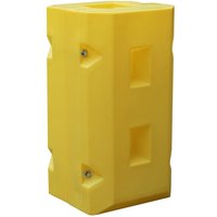 Universal Yellow Polyethylene Beam Protector - 945 x 490 x 515mm
