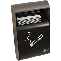 1.5L Wall Mounted Cigarette Bin Dark Grey with Liner - 64 x 152 x 255mm