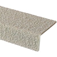 White Anti-Slip GRP Stair Nosing - 30 x 3000 x 70mm