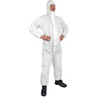 Protective white disposable coverall - Size Small