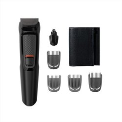 Philips MG-3710-15 Multigroom Series 3000 Rifinitore All-In-One 6 in 1 Autonomia 60 min Nero Philips MG-3710-15 Multigroom Series 3000 Rifinitore All-In-One 6 in 1 Autonomia 60 min Nero