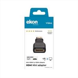 Ekon Adattatore Hdmi Mini Hdmi, Adattatore Video, Hdmi Adapter, Adattatore Hdmi Per Fotocamere, Tv, Smart Tv, Monitor, Wii, Nintendo Switch, Playstation, Laptop, Pc Ekon Adattatore Hdmi Mini Hdmi, Adattatore Video, Hdmi Adapter, Adattatore Hdmi Per Fotocamere, Tv, Smart Tv, Monitor, Wii, Nintendo Switch, Playstation, Laptop, Pc