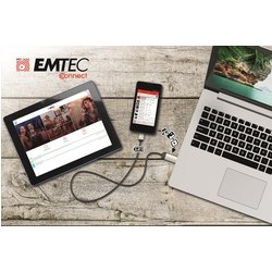 Emtec ECMMD32GT753B Cavo Con Memoria Di Back Up, Nero