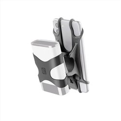 Cellularline Rider Power - Universal Supporto per manubrio con fascetta porta powerbank integrata Cellularline Rider Power - Universal Supporto per manubrio con fascetta porta powerbank integrata