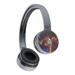 Music Sound | Headband Bluetooth | Cuffie On Ear Bluetooth Archetto Estendibile - Playtime 20H - Fantasia Cubi Rossi, One Size