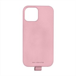 case&me cover effetto pelle per iPhone 14/13, interni in microfibra, asola per laccetto e portachiavi, rosa