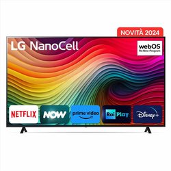 Lg 75NANO82T6B NanoCell Tv 75 pollici 4K 3 HDMI Smart TV 2024 Webos Lg 75NANO82T6B NanoCell Tv 75 pollici 4K 3 HDMI Smart TV 2024 Webos