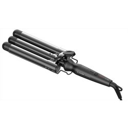 Ga.Ma Triferro Salon Curl Gama, Ideale Per Realizzare Ricci Impeccabili Su Capelli Lunghi E Folti, 3 Tubi Da 25 Mm, Tubo Extra-Lungo Da 170 Mm, Tecnologi