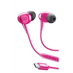 Music Sound - Auricolari In-Ear - Auricolari Con Filo E Microfono - Compatibilità USB-C - Dettagli Metallici - Colore Rosa Music Sound - Auricolari In-Ear - Auricolari Con Filo E Microfono - Compatibilità USB-C - Dettagli Metallici - Colore Rosa