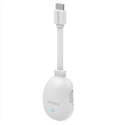 Strong Leap-Neve Streaming Stick Google Tv 4K Uhd Con Porta Ethernet, 2GB Ram + 16GB Memoria, Wi-Fi 6, Android 12, Chromecast Integrato, Assistente Google, Dolby Atmos & Dolby Vision