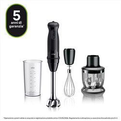 Braun - Frullatore Ad Immersione Mq50202-nero