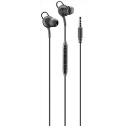 Music Sound | Auricolari A Filo In-Ear - Connettore Jack 3,5 Mm - Stabili E Comfortevoli - Ergonomici - Nero Music Sound | Auricolari A Filo In-Ear - Connettore Jack 3,5 Mm - Stabili E Comfortevoli - Ergonomici - Nero