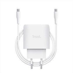 Caricabatterie Trust Maxo 45W USB-C Gan Chrg W Da 45W, Bianco