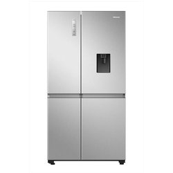 Hisense Frigorifero Americano Side By Side Capacità 649 Litri Classe Energetica E Raffreddamento No Frost Colore Acciaio Inox - MS91668DIE
