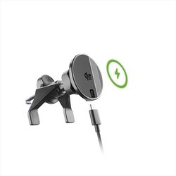 Caricatore Wireless Cellularline Mag Holder Qi2 25W Da 25W, Nero