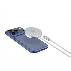 Caricatore Wireless Cellularline Mag Pad Qi2.2 25W Da 25W, Bianco Caricatore Wireless Cellularline Mag Pad Qi2.2 25W Da 25W, Bianco