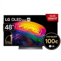 Lg - Smart Tv Oled 4k 48" Evo Ai C6 Pro Oled48c66lb-charcoal Black