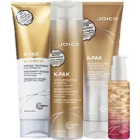 Kit Joico K-Pak Repair Damaged Shampoo Condicionador Tratamento E Óleo Capilar