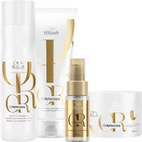 Kit Wella Professionals Oil Reflections Shampoo 250ml Condicionador 200ml Máscara 150ml Óleo 30ml