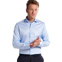 Eterna Mens Twill Slim Fit Formal Shirt - Blue - 38