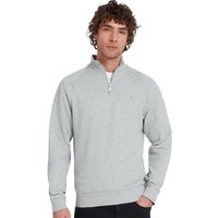 Farah Mens Jim Quarter Zip Sweatshirt - Light Grey - XL