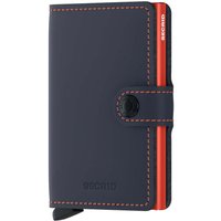 Secrid Miniwallet Matte - Night Blue/Orange - One