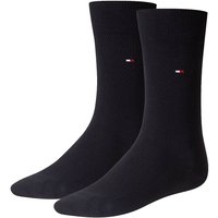 Tommy Hilfiger Mens 2-Pack Classic Socks - Navy - 6-8