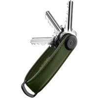 Orbitkey Olive Saffiano Leather Key Organiser - One