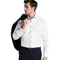 Eterna Mens Twill Comfort Fit Formal Shirt - White - 43