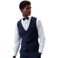 Benetti Mens Peter Tapered Fit Suit Waistcoat - Petrol - 40R