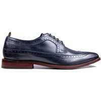 Base London Mens Havisham Brogue - Washed Navy - 12