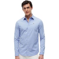 Tommy Jeans Mens Slim Fit Poplin Shirt - Lavender Lustre - M