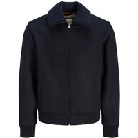 Jack And Jones Mens Keith Wool Bomber Jacket - Dark Navy - L
