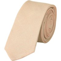 Jack And Jones Mens Oliver Linen Tie - Tan - One