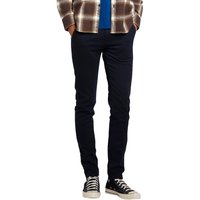 Farah Mens Endmore Skinny Organic Cotton Chinos - True Navy - 36W X 32L