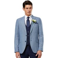 Benetti Mens Phillip Tailored Fit Suit Jacket - Blue - 44L