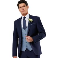 Benetti Mens Phillip Tapered Fit Suit Waistcoat - Blue - 38R