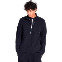 Farah Mens Devlin Towelling 1/4 Zip - True Navy - XL