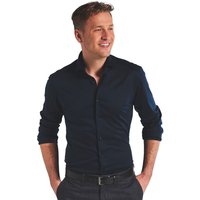 Eterna Mens Slim Jersey Shirt - Navy - 38