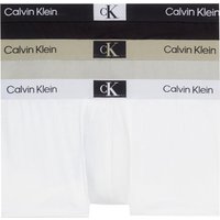 Calvin Klein Mens 3-Pack Low Rise Trunks - Black - S