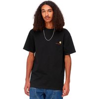 Carhartt WIP Mens American Script T-Shirt - Black - M