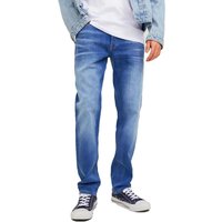 Jack And Jones Mens Mike 411 Tapered Fit Jeans - Blue - 28W X 32L