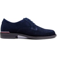 Tommy Hilfiger Mens Suede Derby Shoes - Navy - 12