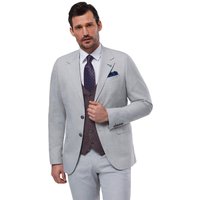 Benetti Mens London 3-Piece Suit - Silver - 42L
