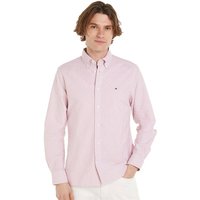 Tommy Hilfiger Mens Heritage Stripe Oxford Shirt - Terra Red - L