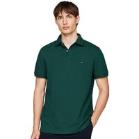 Tommy Hilfiger Mens Flag Embroidery Polo Shirt - Ornamental Green - XL