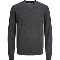Jack And Jones Mens Carter Knit Sweater - Dark Grey - 2XL
